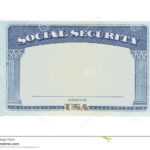 Blank Social Security Card Template Download – Great With Blank Social Security Card Template