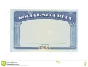 Blank Social Security Card Template Download - Great with Blank Social Security Card Template