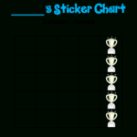 Blank Sticker Chart | Templates At Allbusinesstemplates Within Blank Reward Chart Template