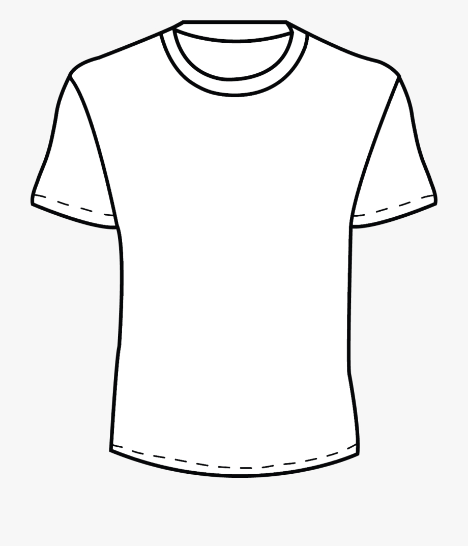Blank T Shirt Template Clipart In Printable Blank Tshirt Template