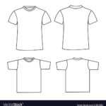Blank T Shirt Template Front And Back In Blank Tshirt Template Pdf
