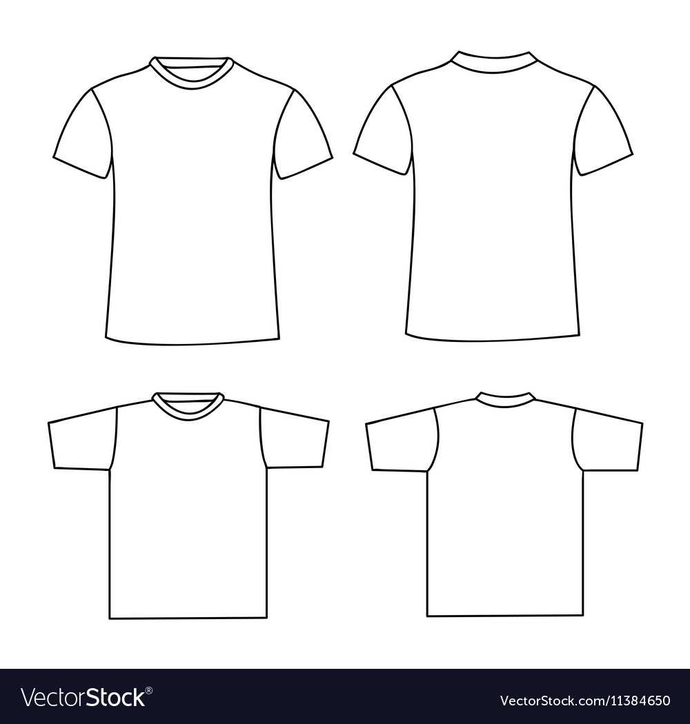 Blank T Shirt Template Front And Back In Blank Tshirt Template Pdf