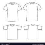 Blank T Shirt Template Front And Back With Regard To Blank Tee Shirt Template