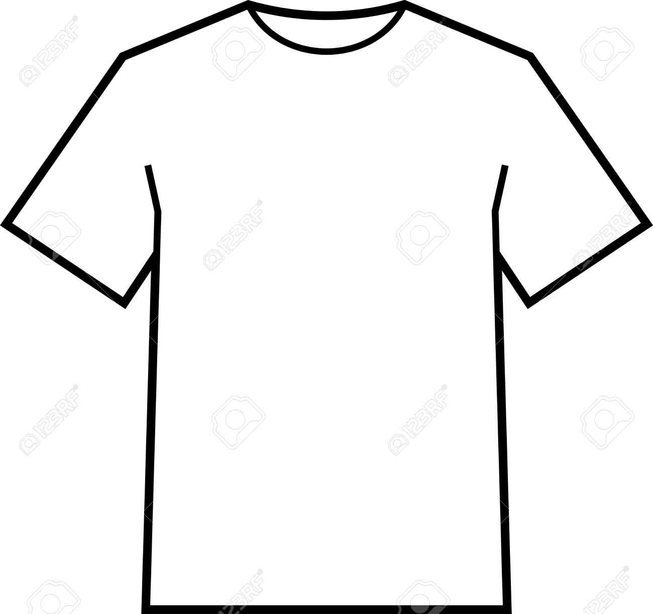 Blank T Shirt Template Vector Intended For Blank Tee Shirt Template