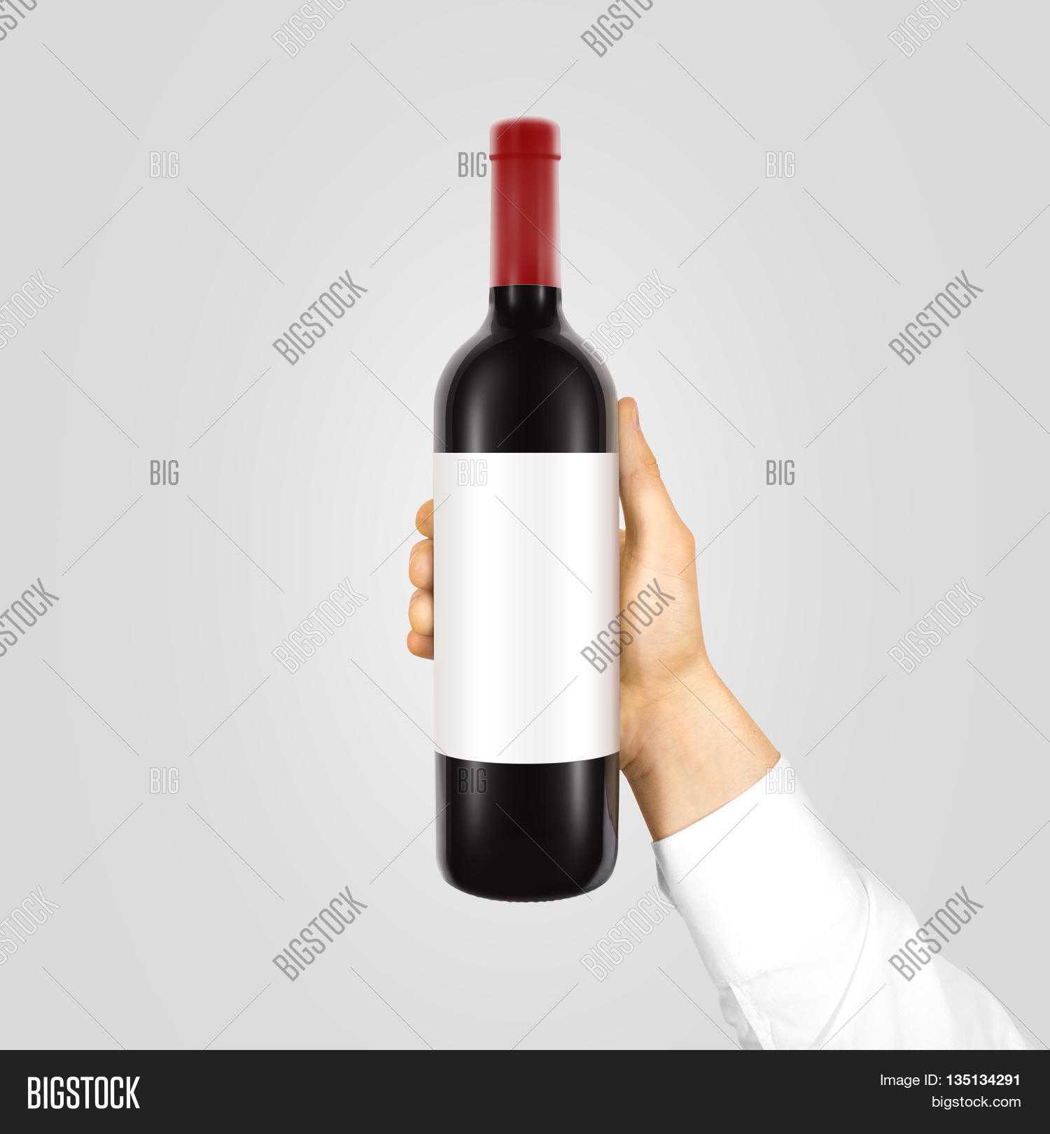 Blank White Label Image & Photo (Free Trial) | Bigstock Inside Blank Wine Label Template