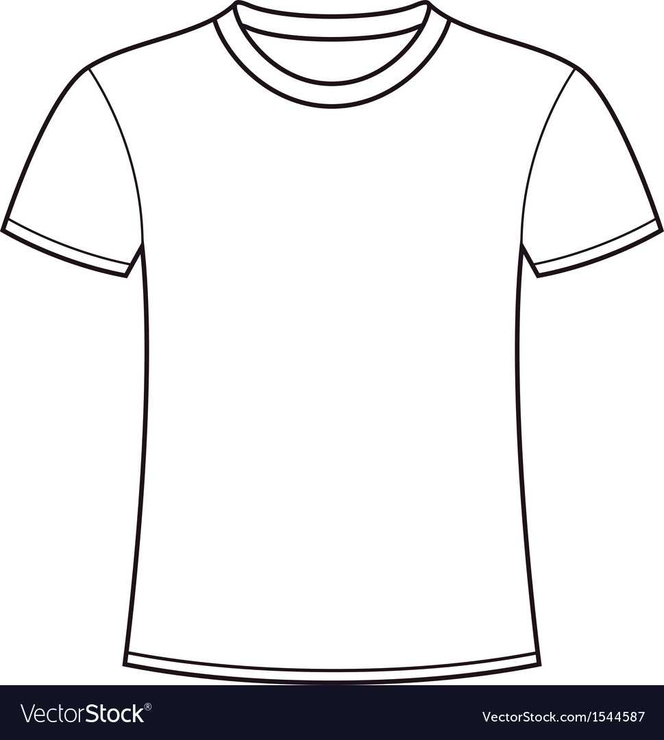 Blank White T Shirt Template In Blank T Shirt Outline Template