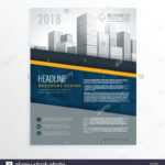 Blue Annual Report Brochure Cover Page Design Leaflet Inside Cover Page For Annual Report Template