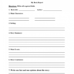 Book Report Template 8Th Grade Throughout Book Report Template 5Th Grade