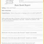 Book Report Worksheet | Printable Worksheets And Activities For Story Report Template