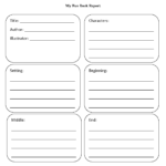 Book Report Worksheets | My Fun Book Report Worksheet For 4Th Grade Book Report Template