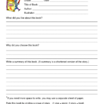 Book Review Worksheet Grade 5 | Printable Worksheets And Regarding Book Report Template 5Th Grade