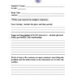 Book Review Worksheet Grade 5 | Printable Worksheets And Within High School Book Report Template