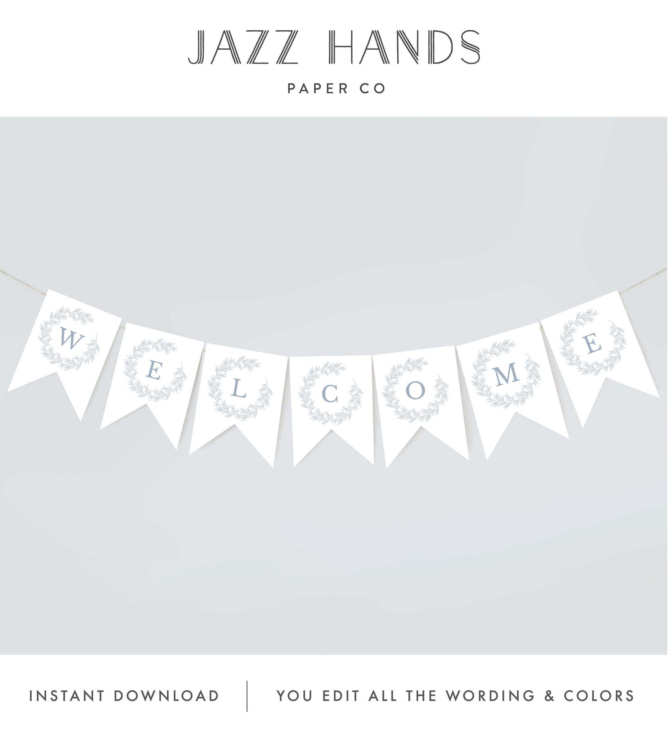 Boy Baby Shower Banner Template, Welcome Banner Shower Decor With Free Bridal Shower Banner Template