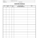 Brilliant Film Production Call Sheet Template Example Intended For Blank Call Sheet Template