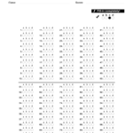 Bubble Answer Sheet 1 100 – Fill Online, Printable, Fillable Pertaining To Blank Answer Sheet Template 1 100