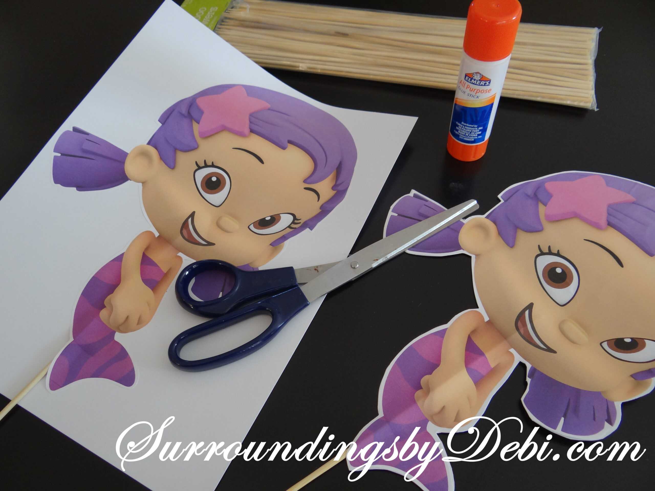 Bubble Guppies / Ariel Birthday Party! Lets Celebrate! With Regard To Bubble Guppies Birthday Banner Template