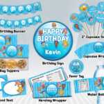Bubble Guppies Printable Party Package – Blue Or Pink Pertaining To Bubble Guppies Birthday Banner Template