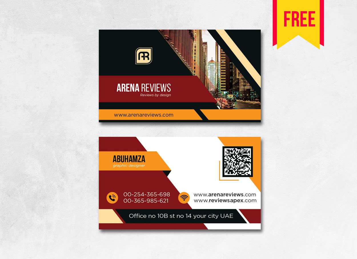 Building Business Card Design Psd – Free Download | Arenareviews Intended For Blank Business Card Template Photoshop