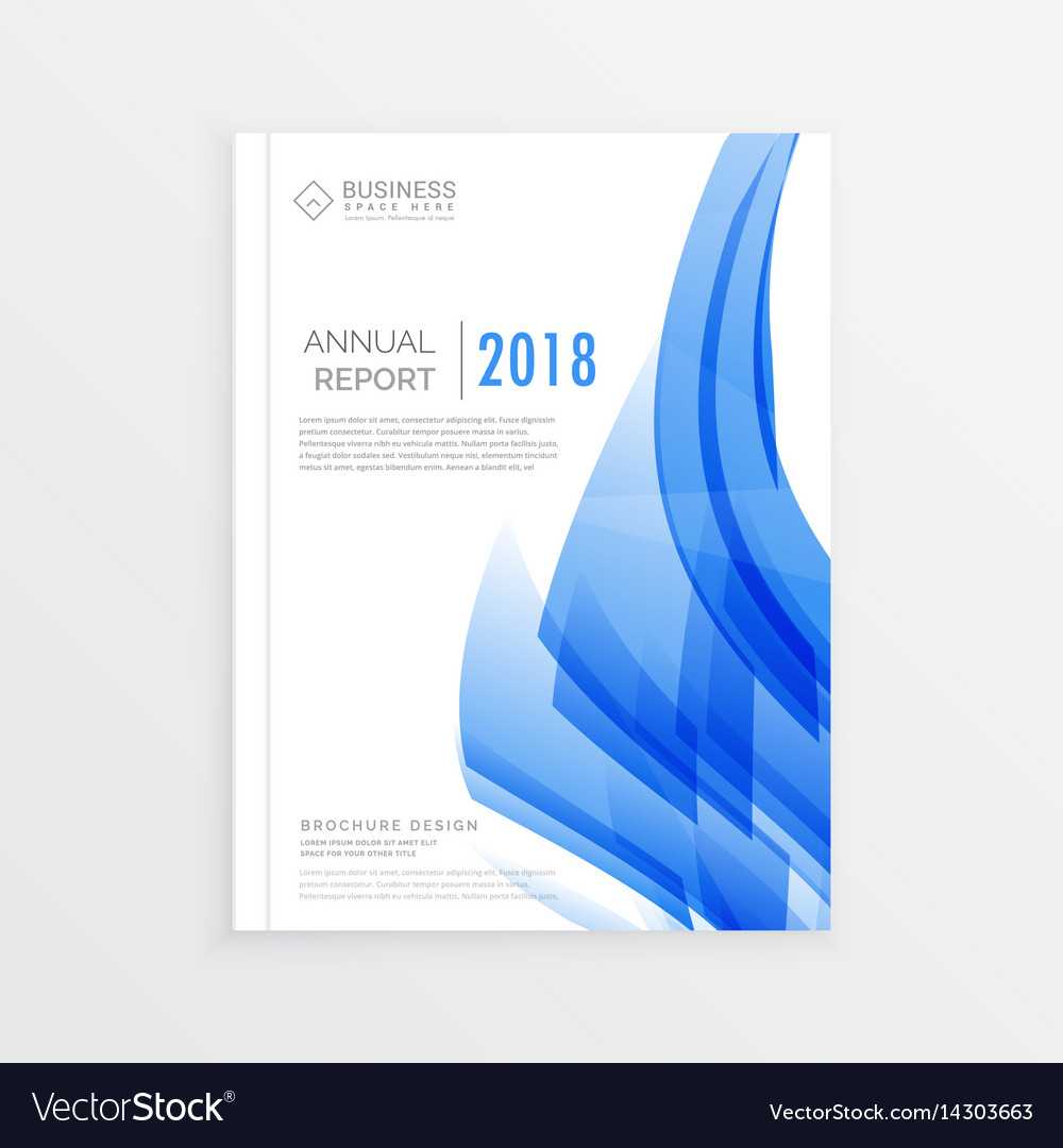 Business Annual Report Cover Page Template In A4 Pertaining To Cover Page For Report Template