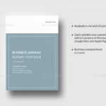 Business Annual Report Template In Annual Report Template Word