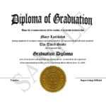 Business Diploma Of Graduation Certificate Templates New Within Graduation Certificate Template Word