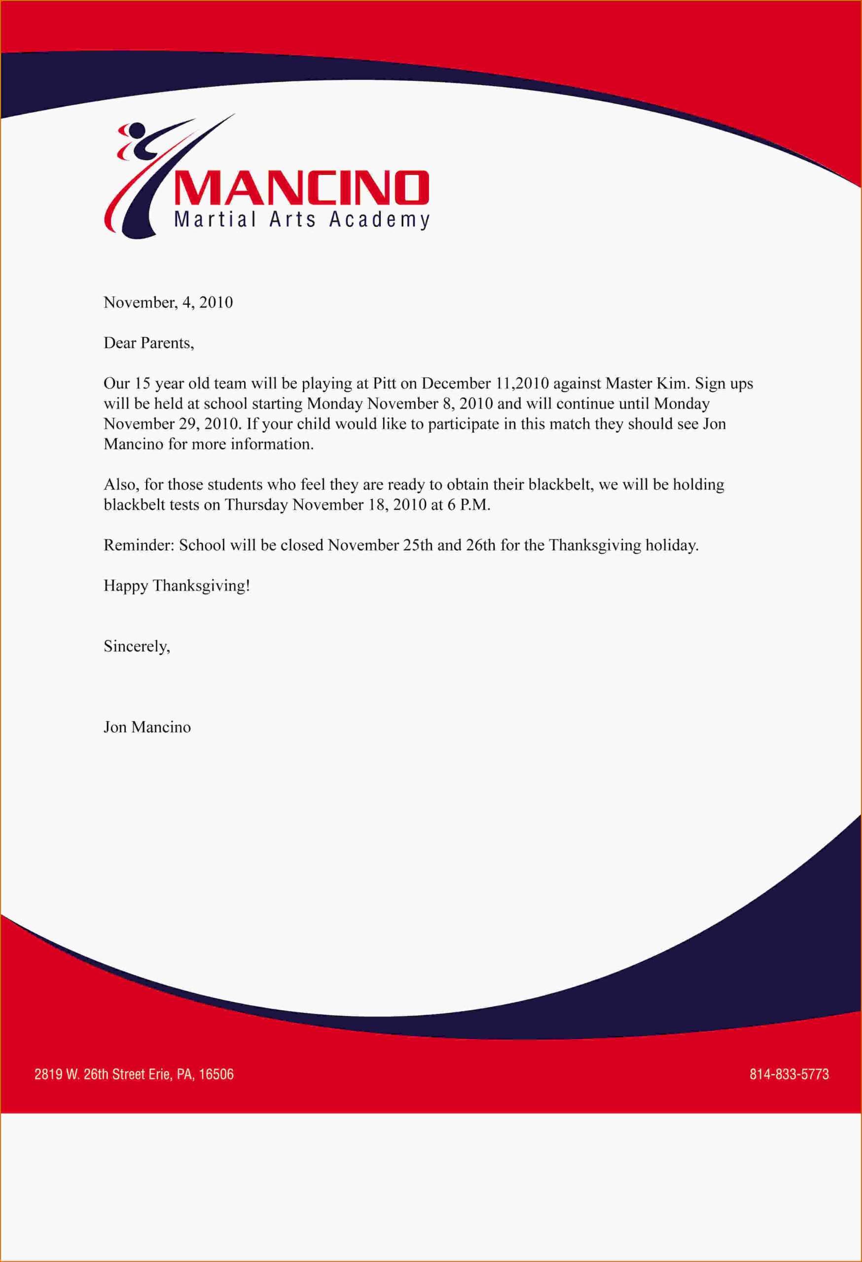 Business Letter Template With Letterhead.9 Basic Letterhead With Regard To Headed Letter Template Word