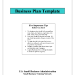 Business Plan Template Free Printable Small Word Document Within Business Plan Template Free Word Document
