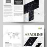 Business Templates For Bi Fold Brochure, Report. Cover Design.. In Noc Report Template