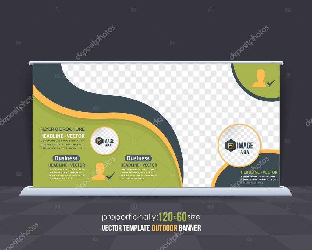 Business Theme Outdoor Banner Design, Advertising Vector With Outdoor Banner Design Templates