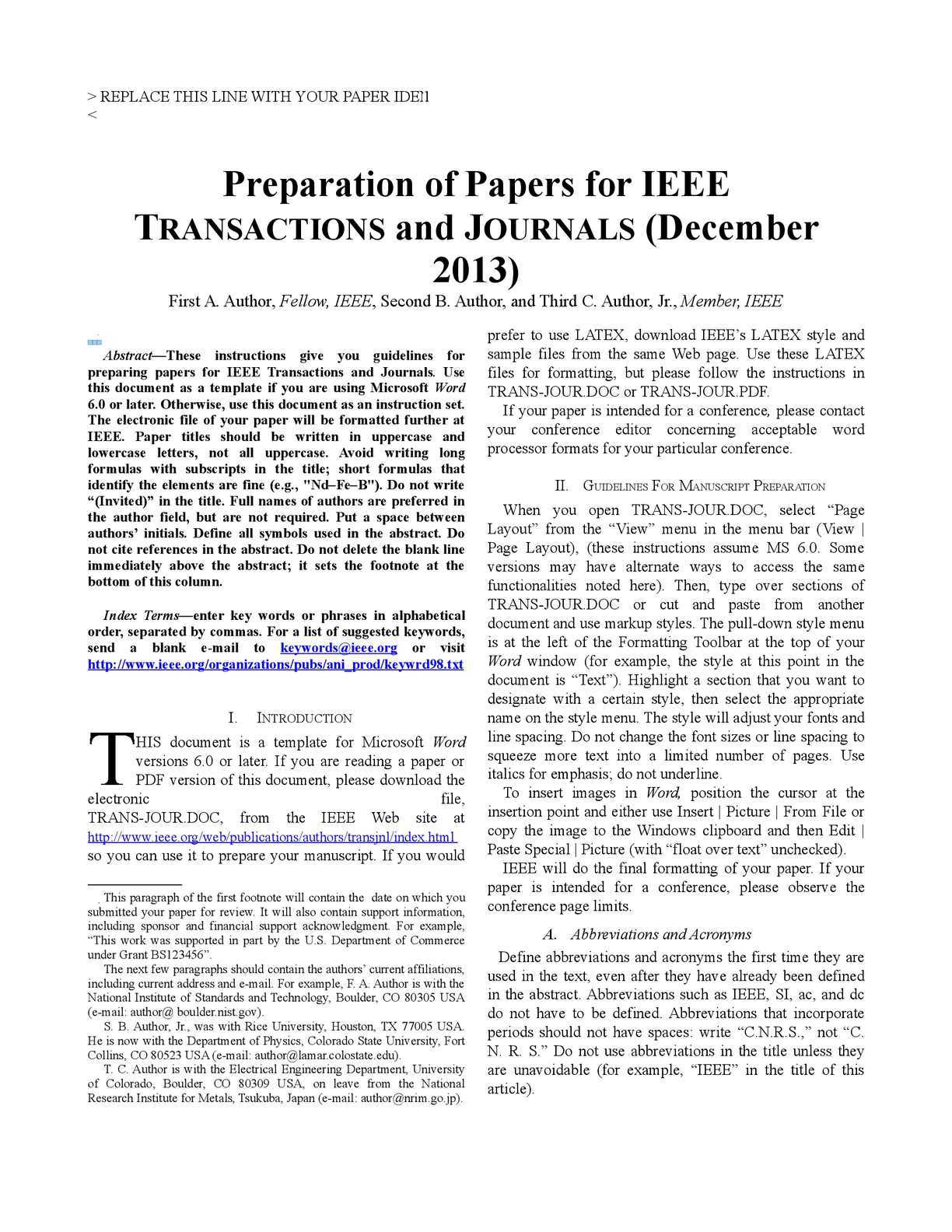 Calaméo – Para Leer Intended For Template For Ieee Paper Format In Word