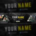 Call Of Duty: Infinite Warfare Youtube Banner Template Pertaining To Adobe Photoshop Banner Templates