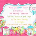 Candy Themed Birthday Party Invitations | | Dolanpedia Throughout Blank Candyland Template