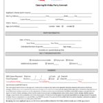Catering Contract For Birthday Party | Templates At Within Catering Contract Template Word