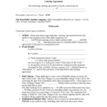 Catering Contract Template – 6 Free Templates In Pdf, Word Throughout Catering Contract Template Word