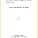 Chemistry Lab Report Template Word – Heartwork Throughout Lab Report Template Word