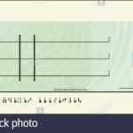 Cheque Stock Vector Images – Alamy For Blank Cheque Template Uk