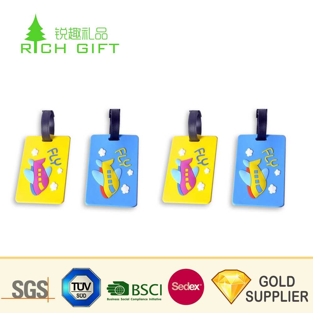 China Factory Direct Sale Custom Blank Rubber Free Printable Intended For Blank Luggage Tag Template