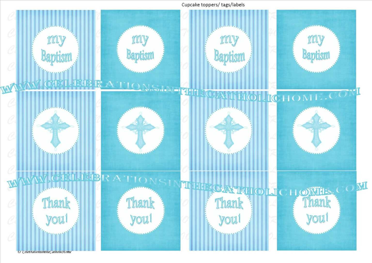 Christening Banner Template Free