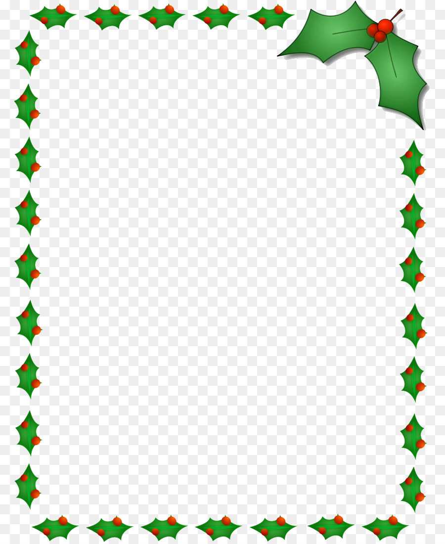 Christmas Border Word Template - Sample Design Templates