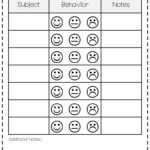 Classroom Behavior – Mrs. Wills Kindergarten Intended For Daily Behavior Report Template