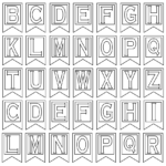 Clipart Letters For Banners Regarding Letter Templates For Banners