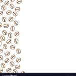 Coffee Beans Ad Banner Template Blank Background Intended For Blank Food Web Template