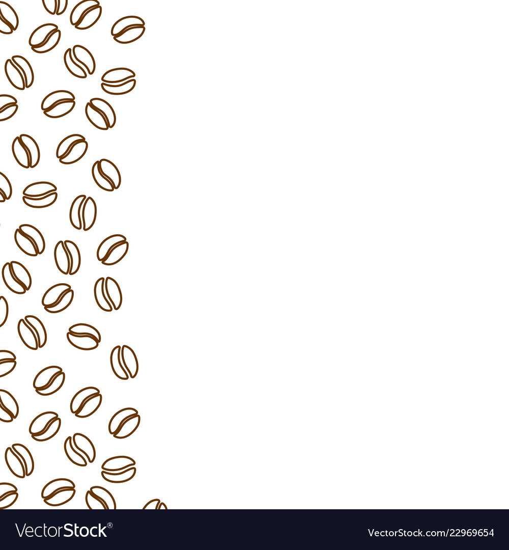 Coffee Beans Ad Banner Template Blank Background Intended For Blank Food Web Template