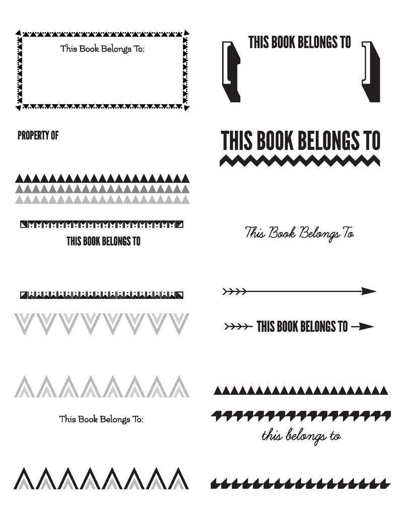 Color Pages ~ Bookl Template Photo Ideas Bookplates Bw Free For Bookplate Templates For Word