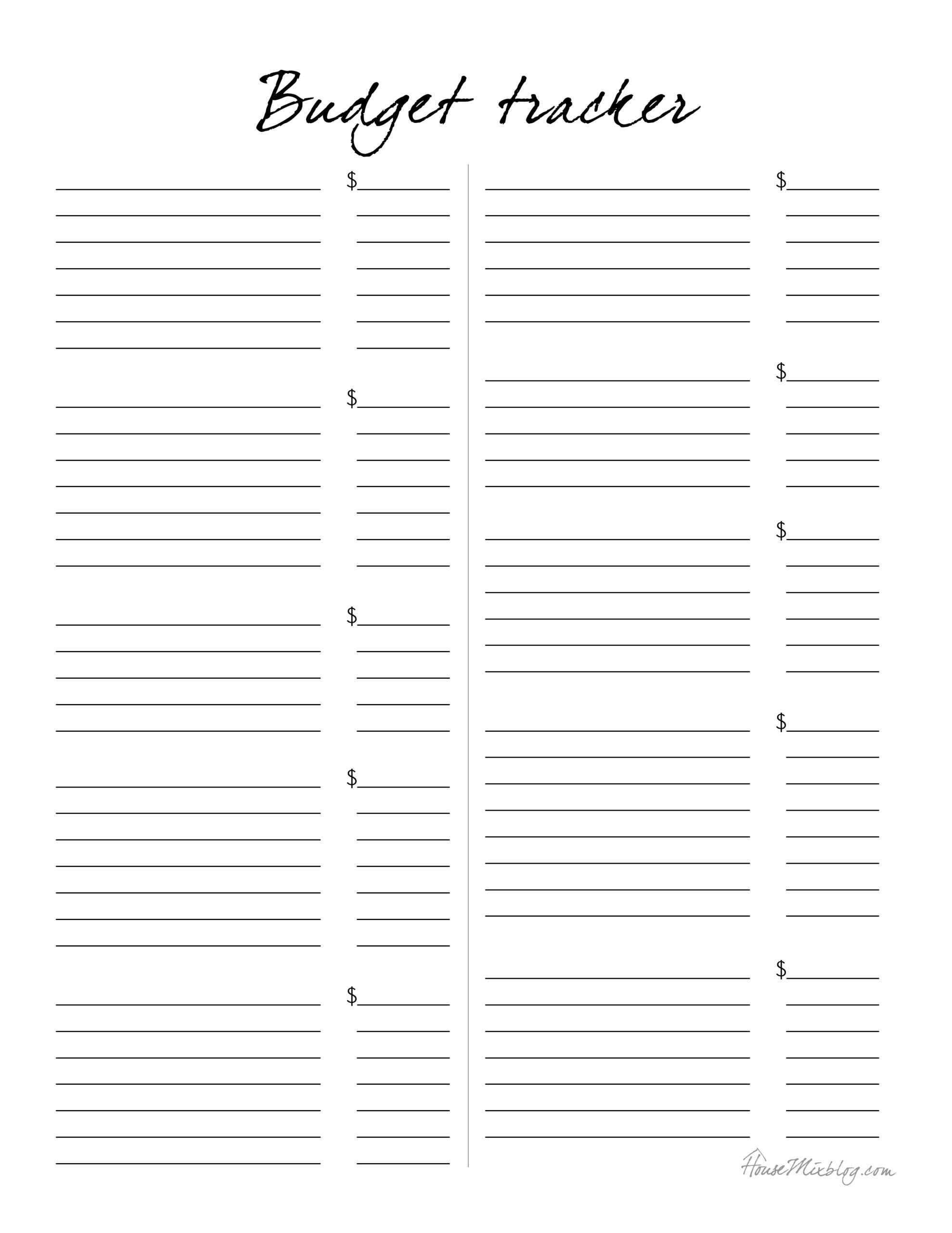 Coloring Pages : Budget Tracker Printable Torun Rsd7 Org Inside Printable Blank Daily Schedule Template
