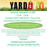 Community Garage Sale Flyer – Barati.ald2014 Inside Yard Sale Flyer Template Word