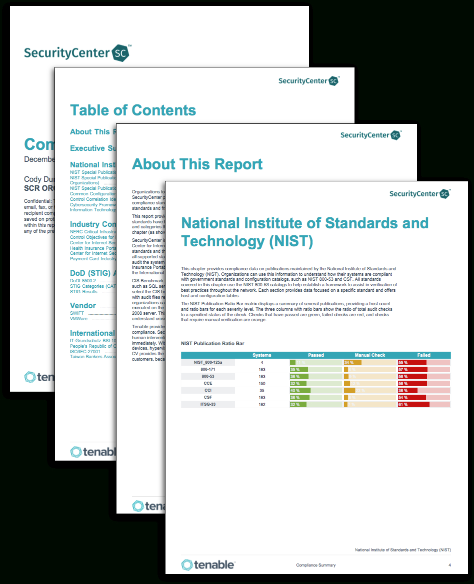 Compliance Summary Report – Sc Report Template | Tenable® With Pci Dss Gap Analysis Report Template