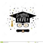 Congrats Grad 2018 Lettering. Congratulations Graduate Pertaining To Graduation Banner Template