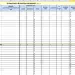 Construction Job Costing Spreadsheet Free Residential Inside Job Cost Report Template Excel