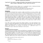 Control Lab Report Experiment No. 01 – Docsity Pertaining To Engineering Lab Report Template